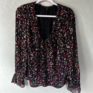 Floral JCrew Blouse